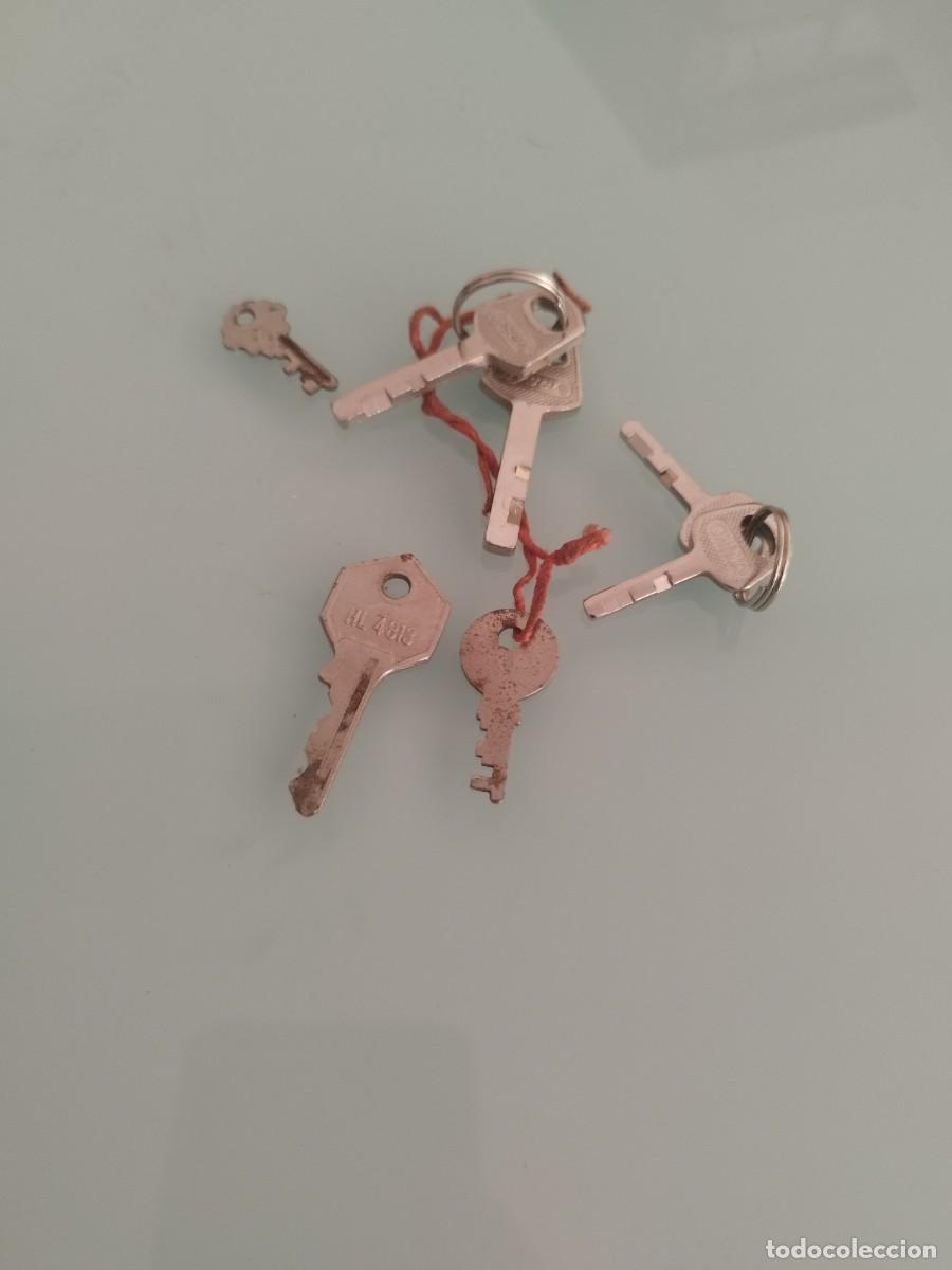 Antig&uuml;edades: Lote de 7 llaves a identificar. De seguridad. - Foto 1