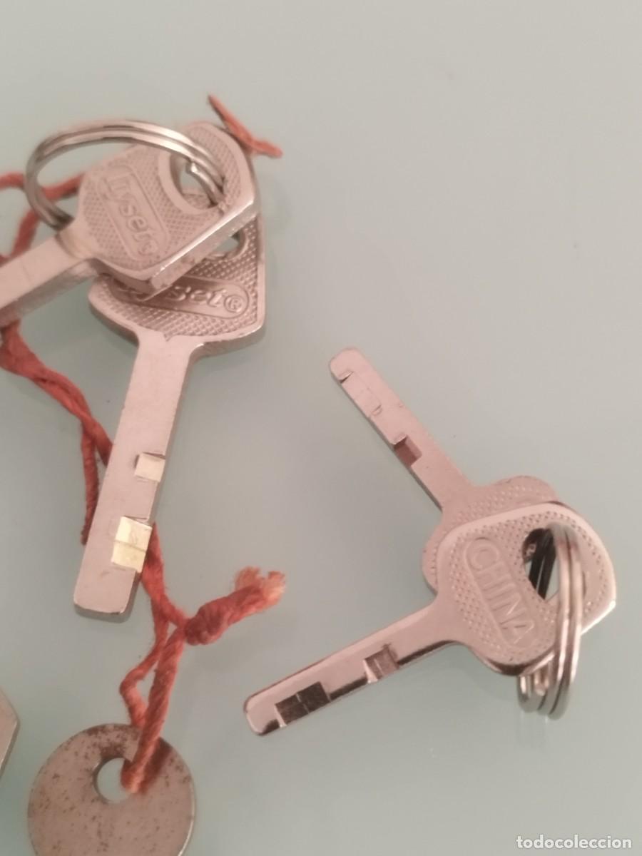 Antig&uuml;edades: Lote de 7 llaves a identificar. De seguridad. - Foto 3
