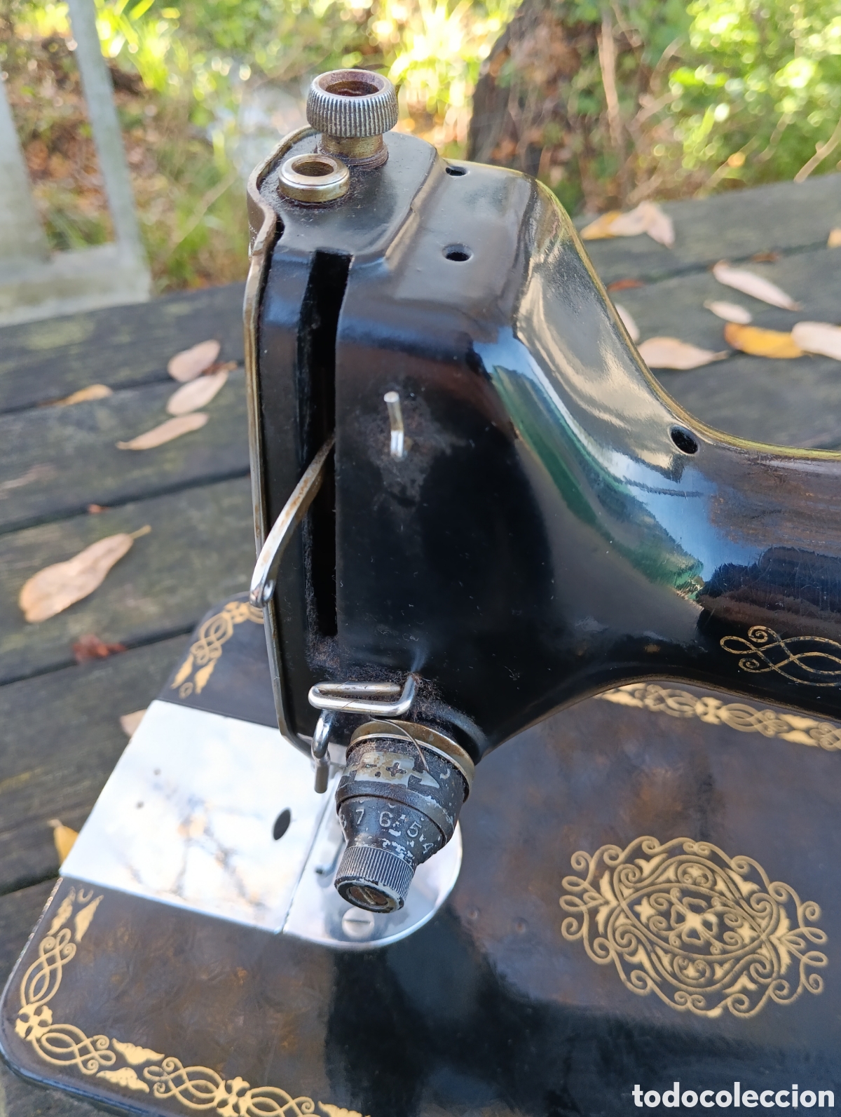 Antig&uuml;edades: SIGMA MODELO A M&Aacute;QUINA DE COSER. - Foto 3
