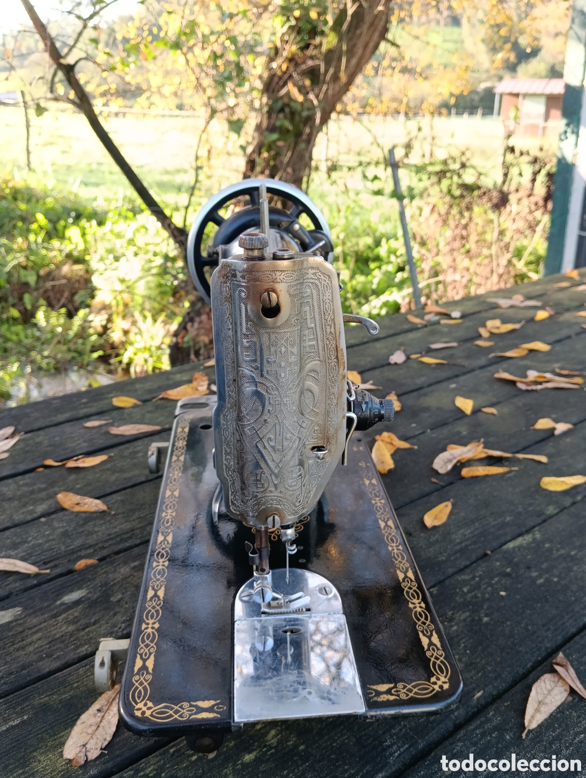 Antig&uuml;edades: SIGMA MODELO A M&Aacute;QUINA DE COSER. - Foto 5