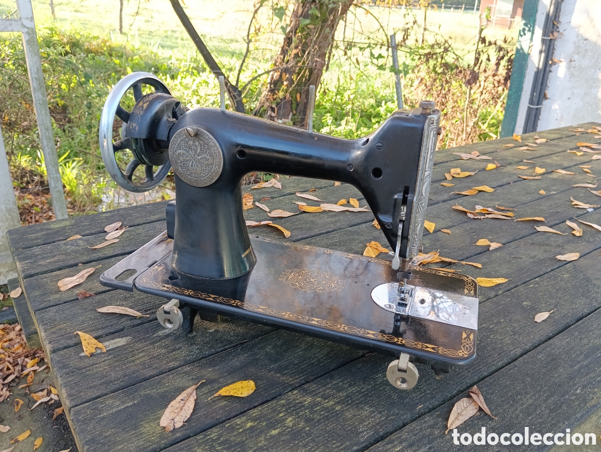 Antig&uuml;edades: SIGMA MODELO A M&Aacute;QUINA DE COSER. - Foto 6