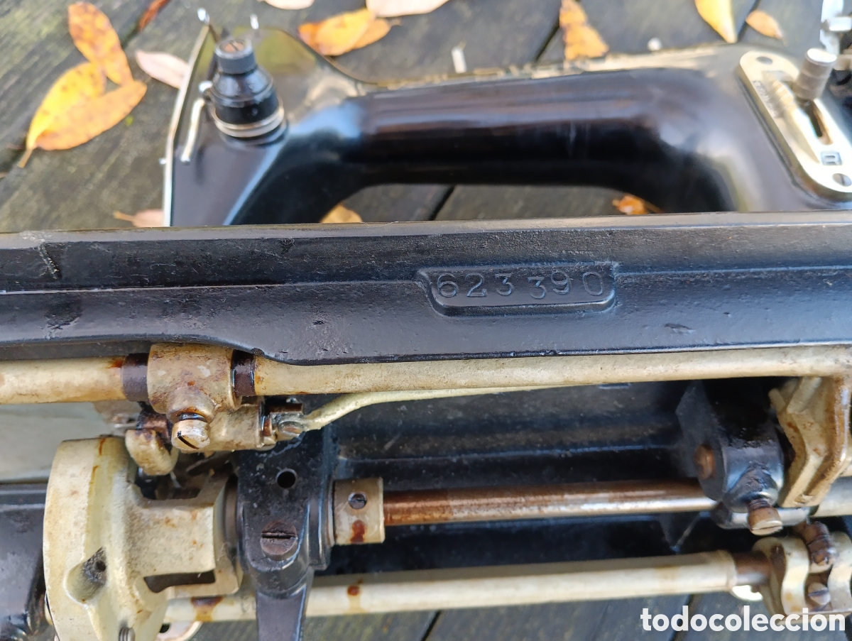 Antig&uuml;edades: SIGMA MODELO A M&Aacute;QUINA DE COSER. - Foto 12