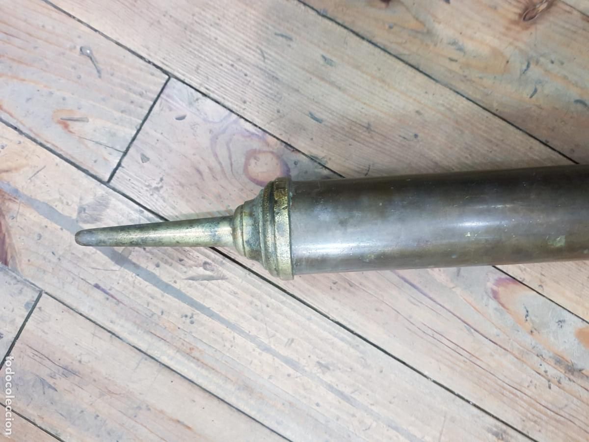 Antig&uuml;edades: ANTIGUA JERINGA-BOMBA DE VACIO-DE BRONCE - Foto 3