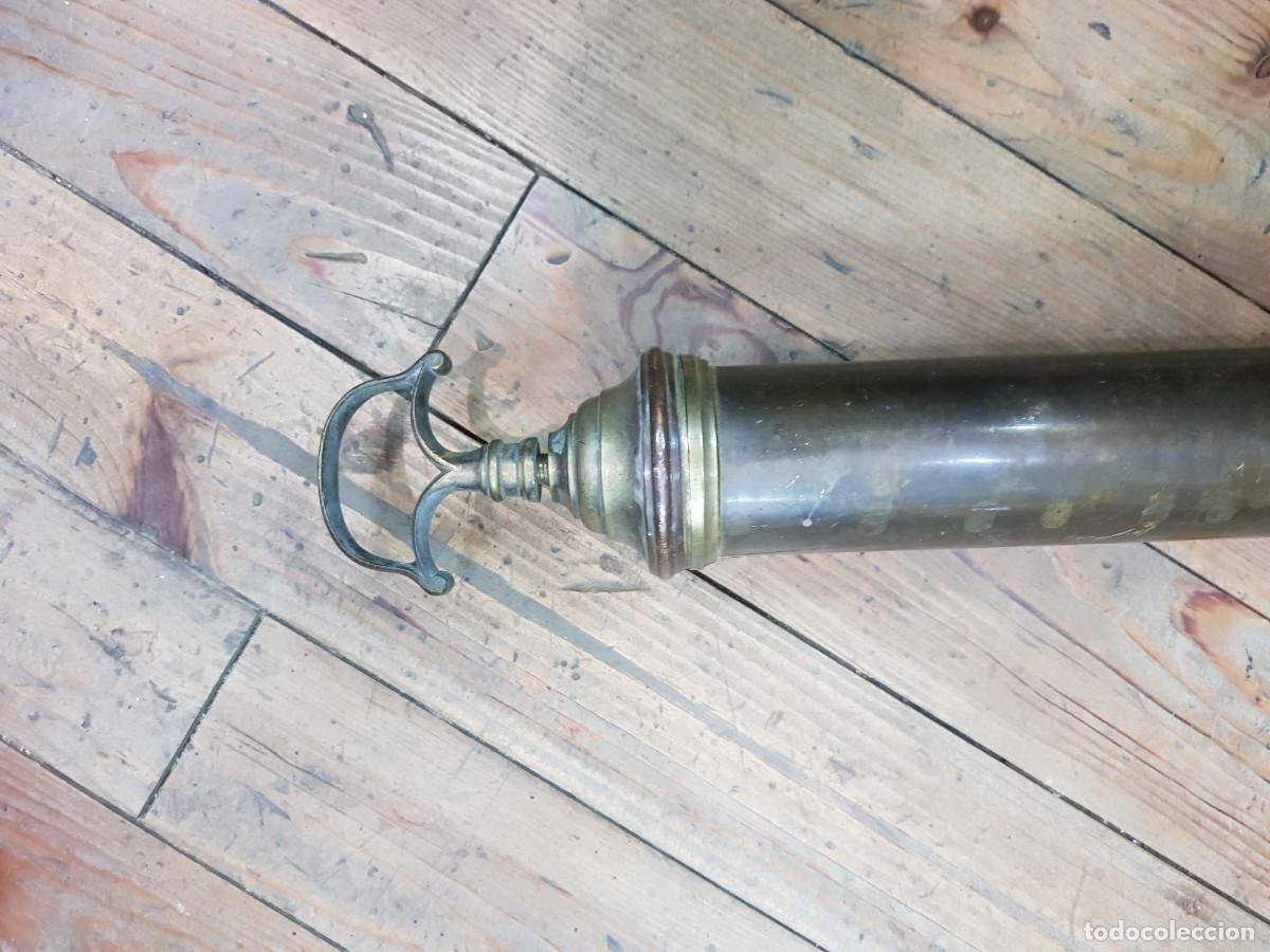 Antig&uuml;edades: ANTIGUA JERINGA-BOMBA DE VACIO-DE BRONCE - Foto 5