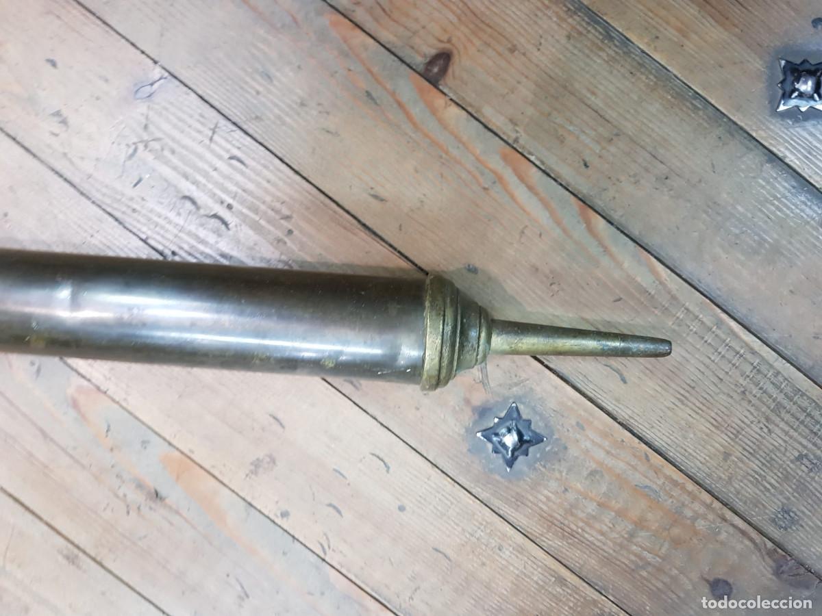 Antig&uuml;edades: ANTIGUA JERINGA-BOMBA DE VACIO-DE BRONCE - Foto 6