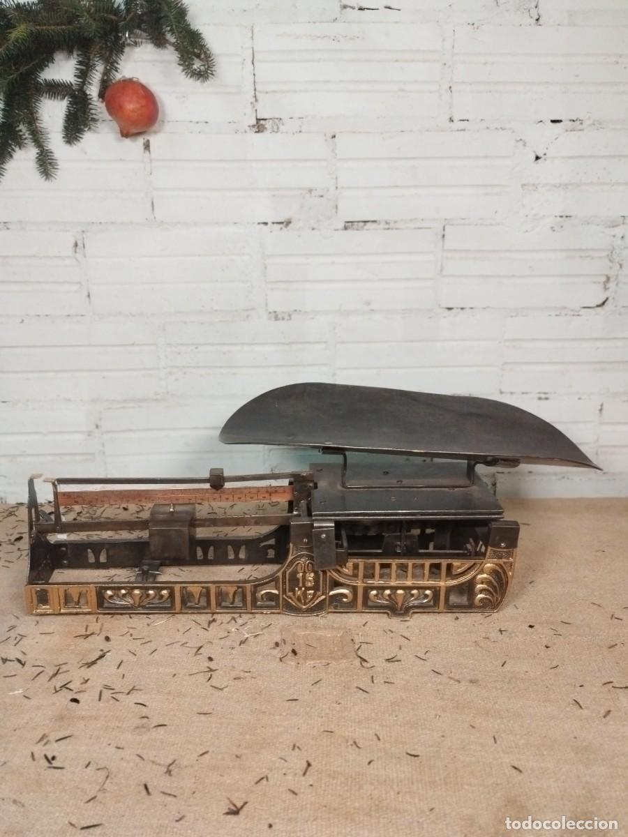 Antig&uuml;edades: B&aacute;scula pesa beb&eacute;s antigua - Foto 6