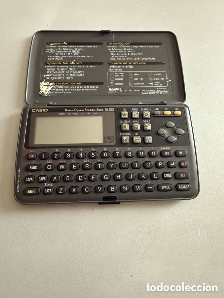 Antig&uuml;edades: Calculadora CASIO BOSS. SF 4000. Sin Probar - Foto 1