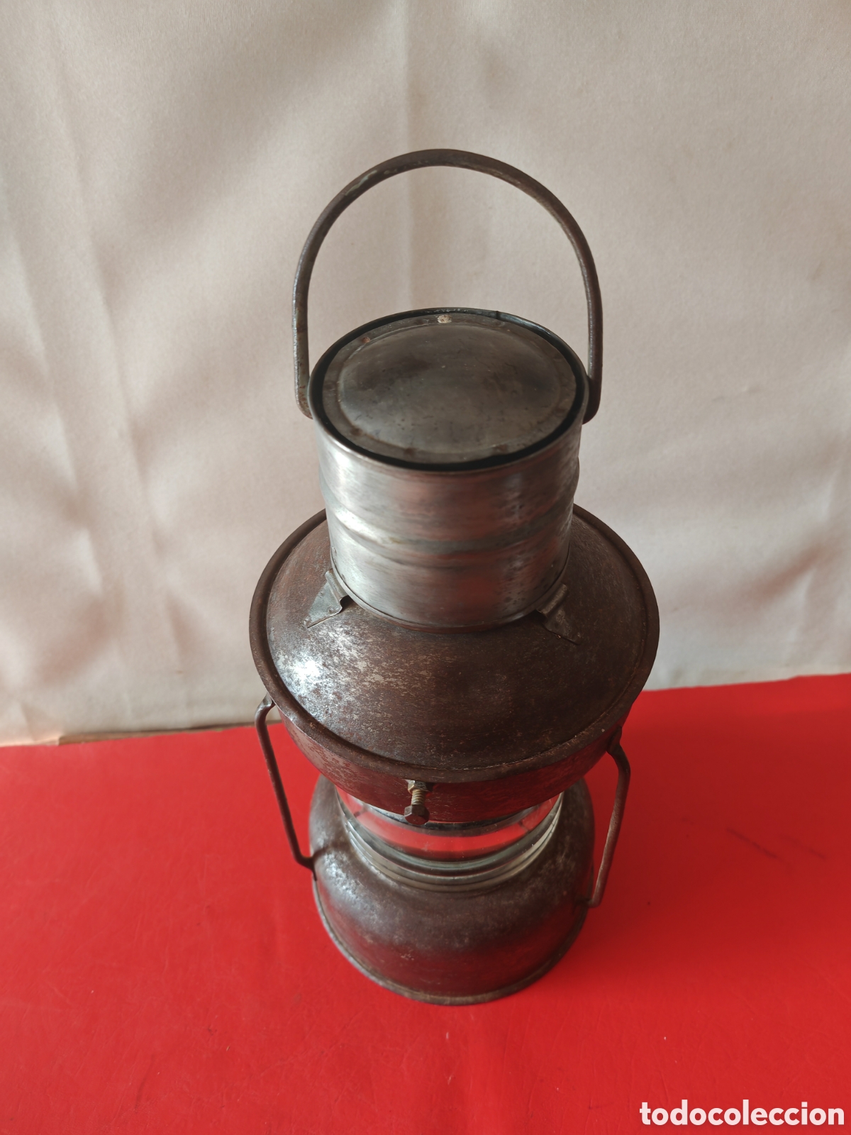 Antig&uuml;edades: Antiguo farol n&aacute;utico, completo - Foto 3