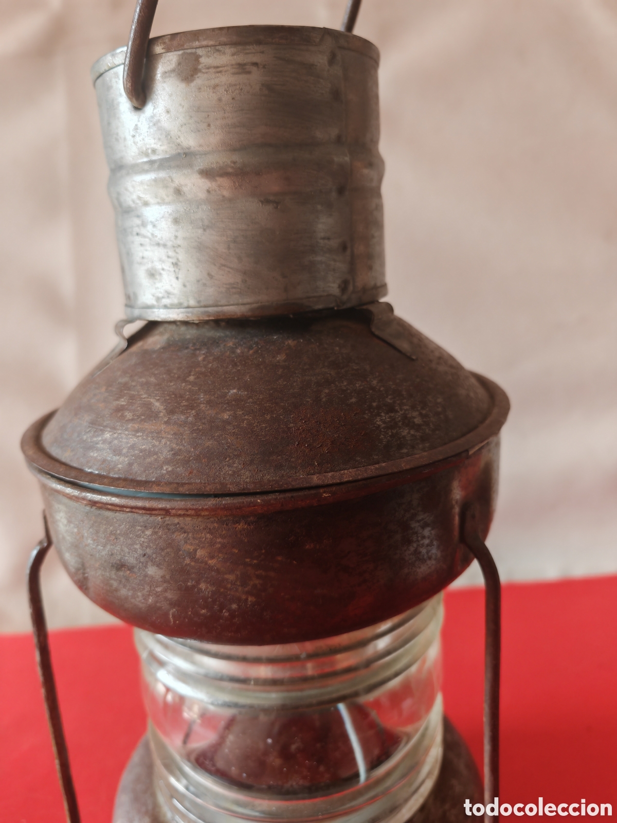 Antig&uuml;edades: Antiguo farol n&aacute;utico, completo - Foto 6
