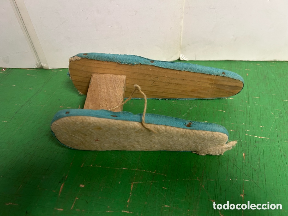 Antig&uuml;edades: TABLA DE PLANCHAR ANTIGUA MANGAS - Foto 4