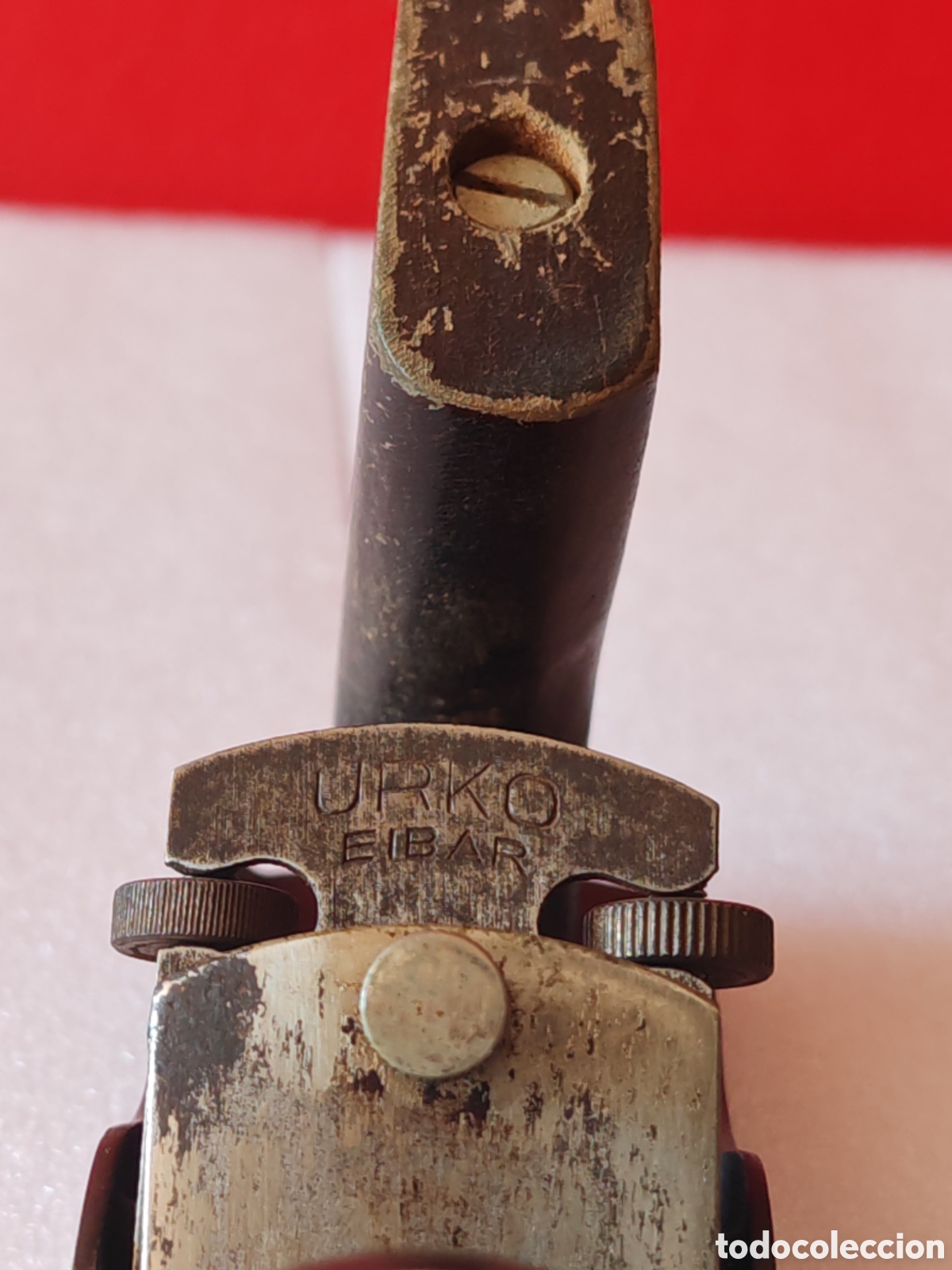 Antig&uuml;edades: Antiguo cepillo de carpintero, de la marca URKO ( 5 B ) - Foto 6