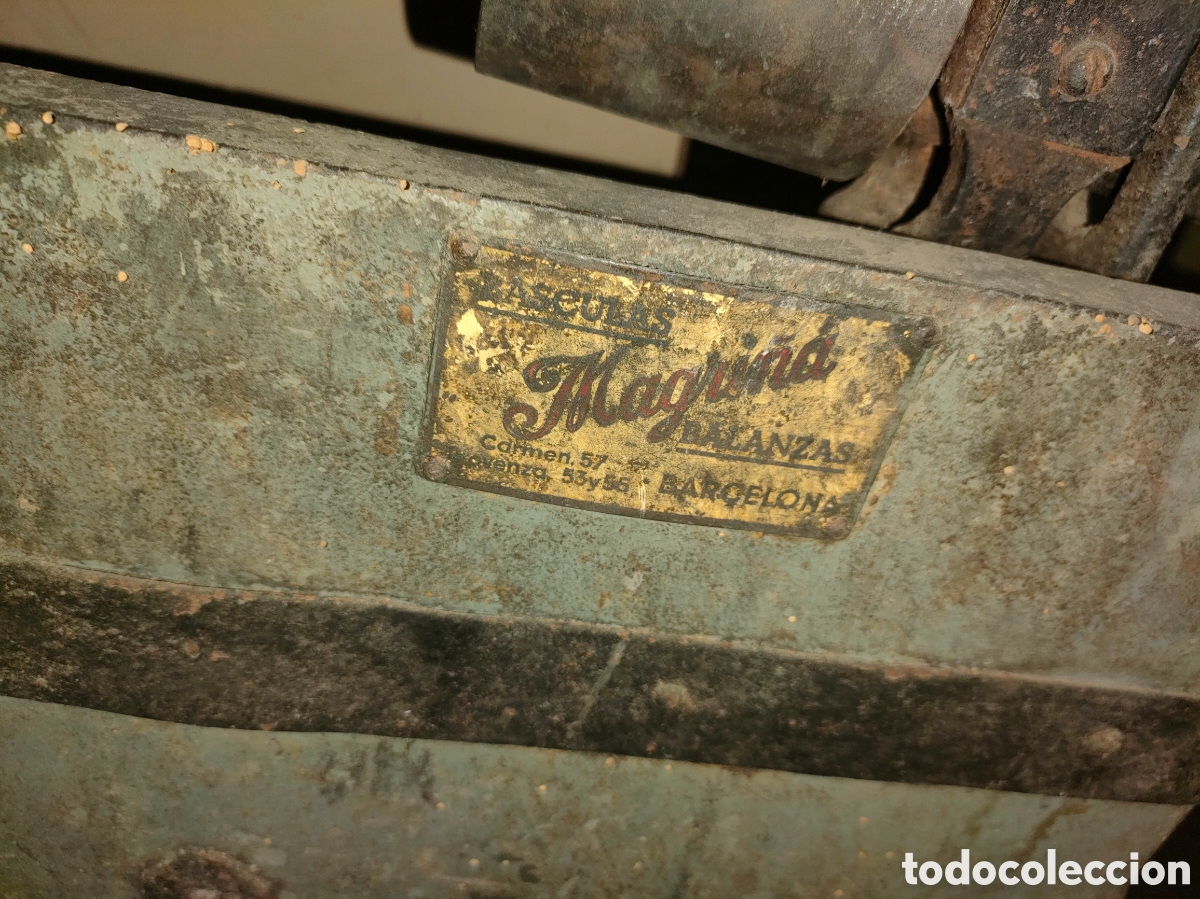 Antig&uuml;edades: Bascula de plataforma almacen - Foto 2