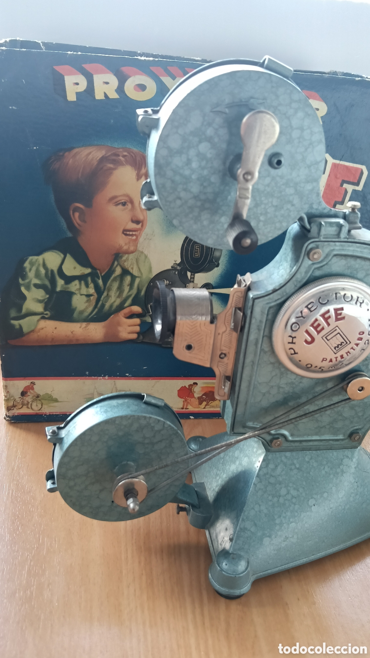 Antig&uuml;edades: Proyector JEFE con peliculas - Foto 2