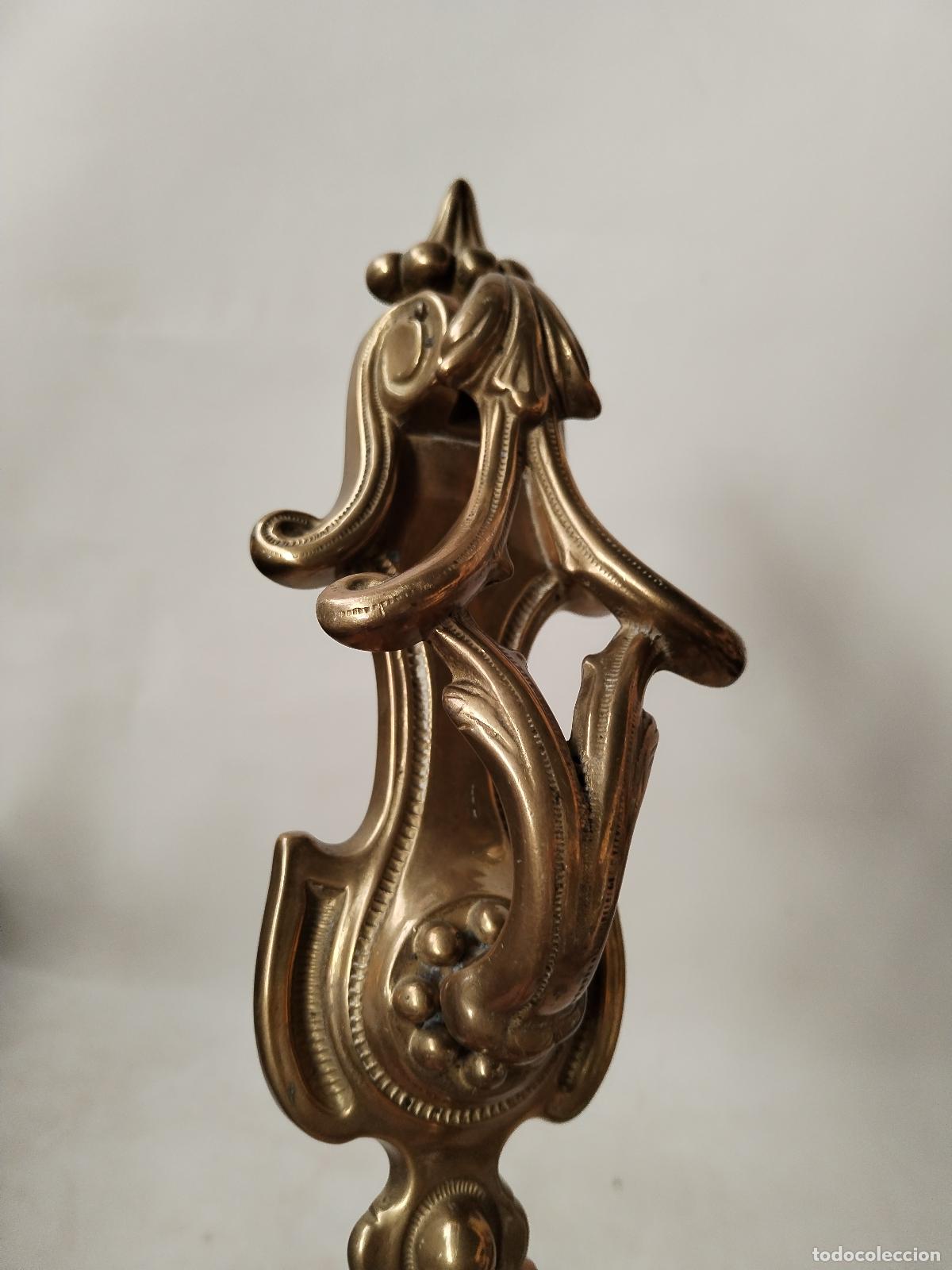 Antig&uuml;edades: llamador aldaba de bronce - Foto 2