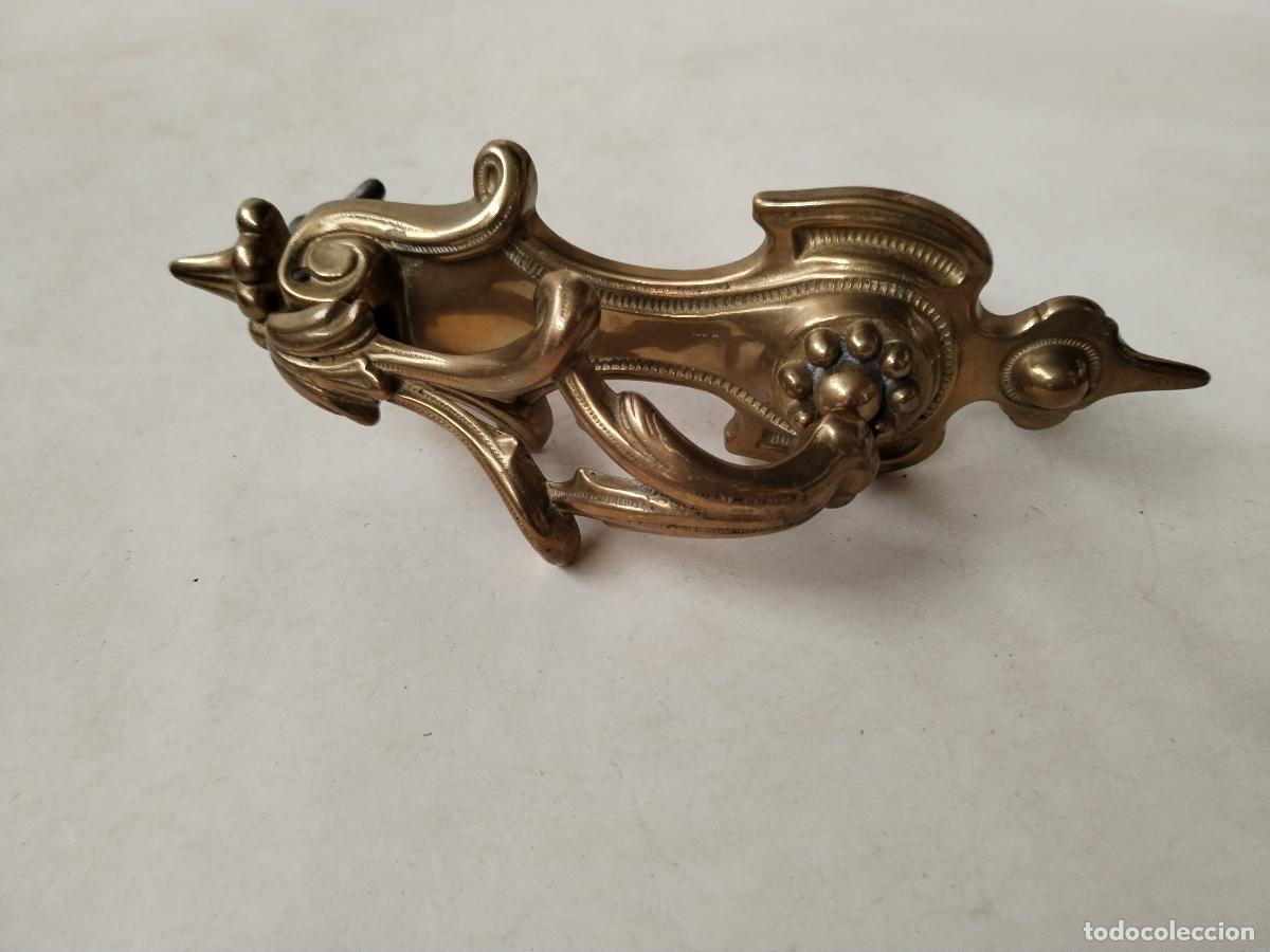 Antig&uuml;edades: llamador aldaba de bronce - Foto 4
