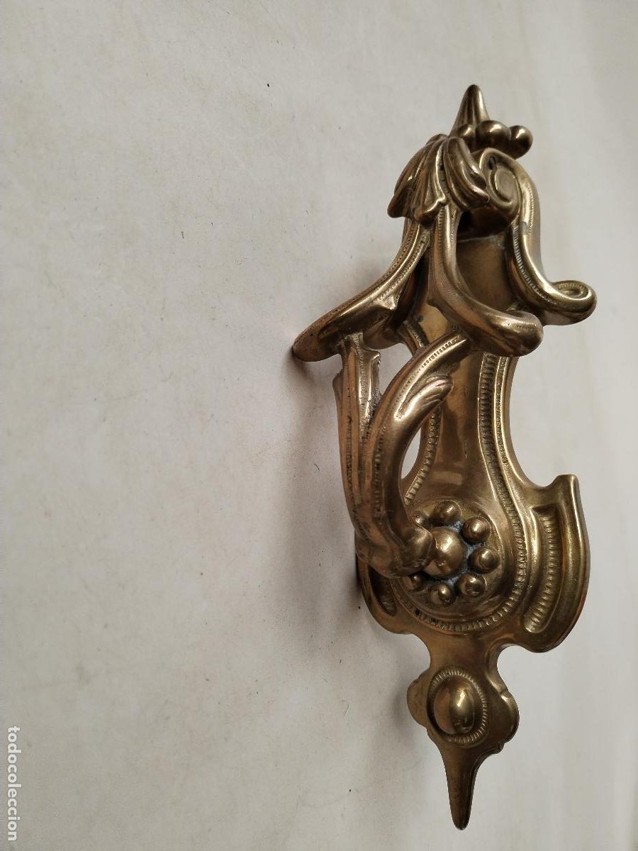 Antig&uuml;edades: llamador aldaba de bronce - Foto 6