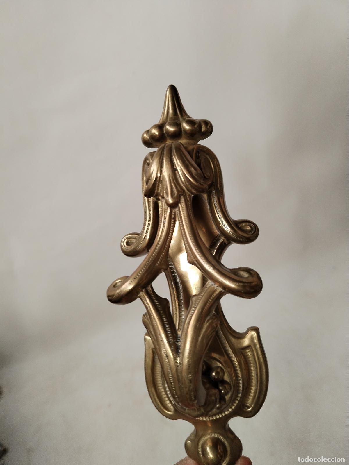 Antig&uuml;edades: llamador aldaba de bronce - Foto 7