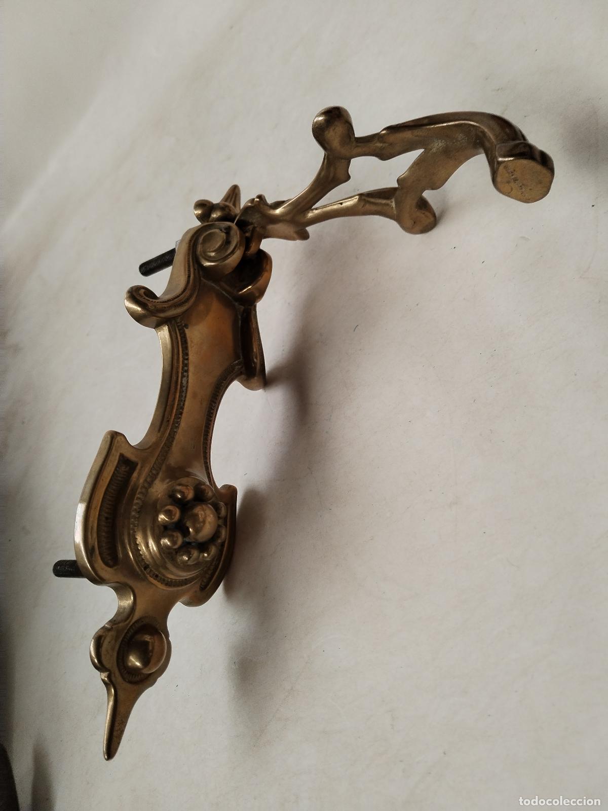 Antig&uuml;edades: llamador aldaba de bronce - Foto 8