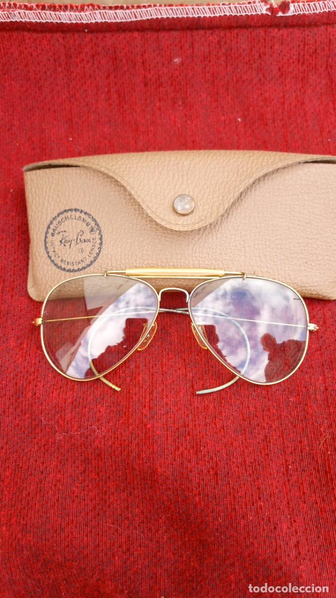Antig&uuml;edades: *Gafas RAY BAN,modelo Aviador. - Foto 3