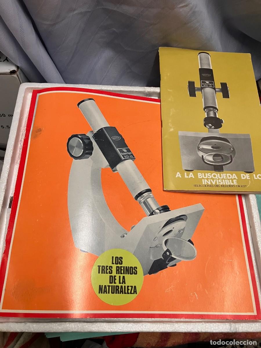 Antig&uuml;edades: Microscopio RD -45, a&ntilde;o 1969 de Reader&acute;s Digest - Foto 1