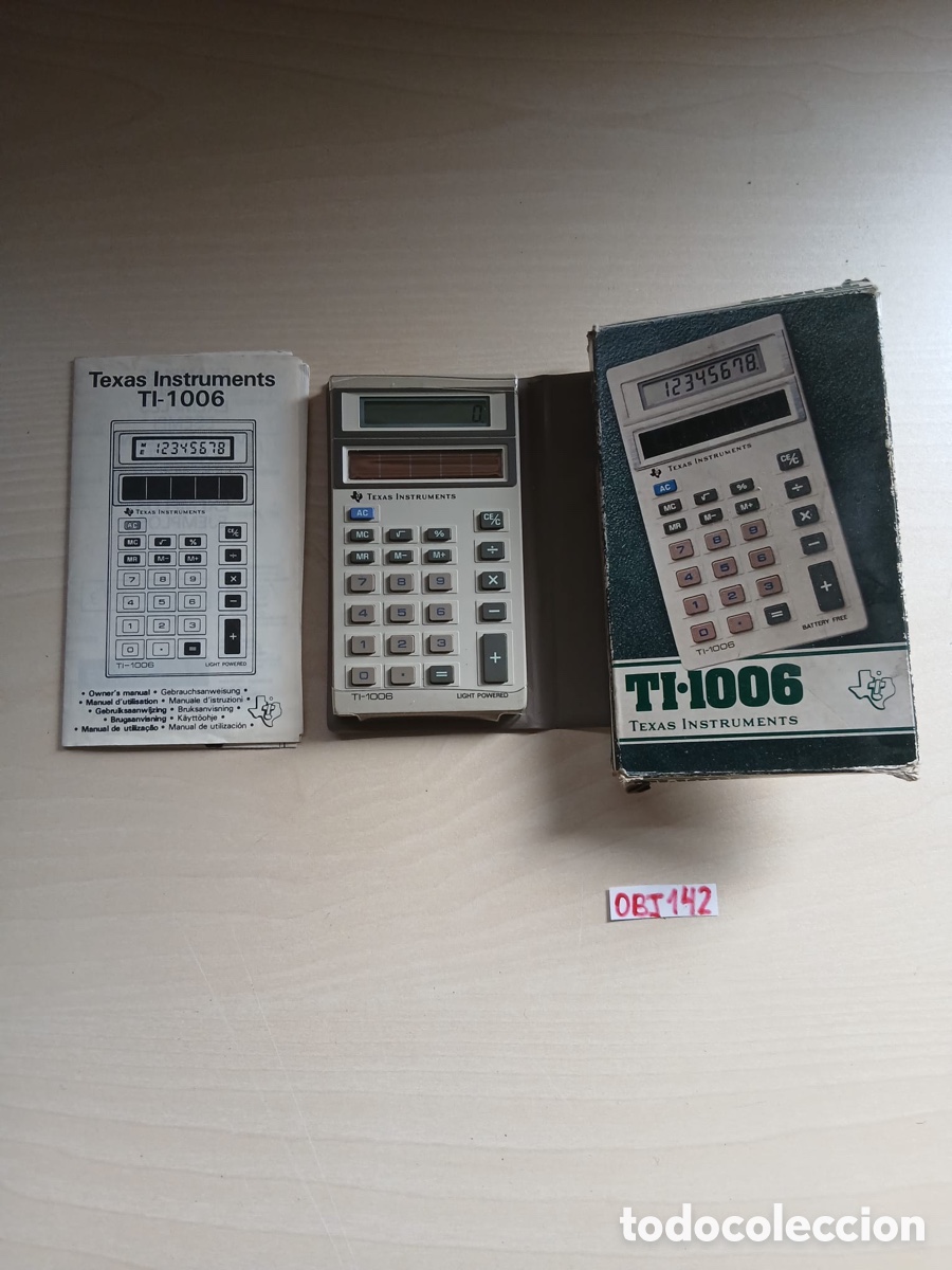 Antig&uuml;edades: calculadora Texas Instruments - Foto 1
