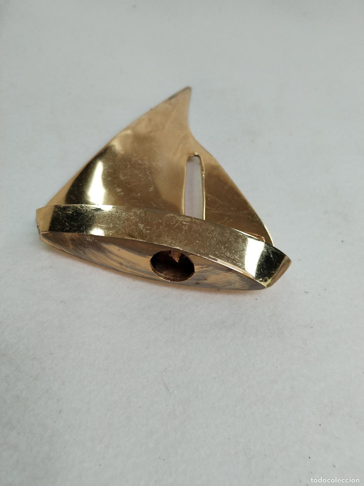 Antig&uuml;edades: barco velero de bronce - c179 - Foto 3