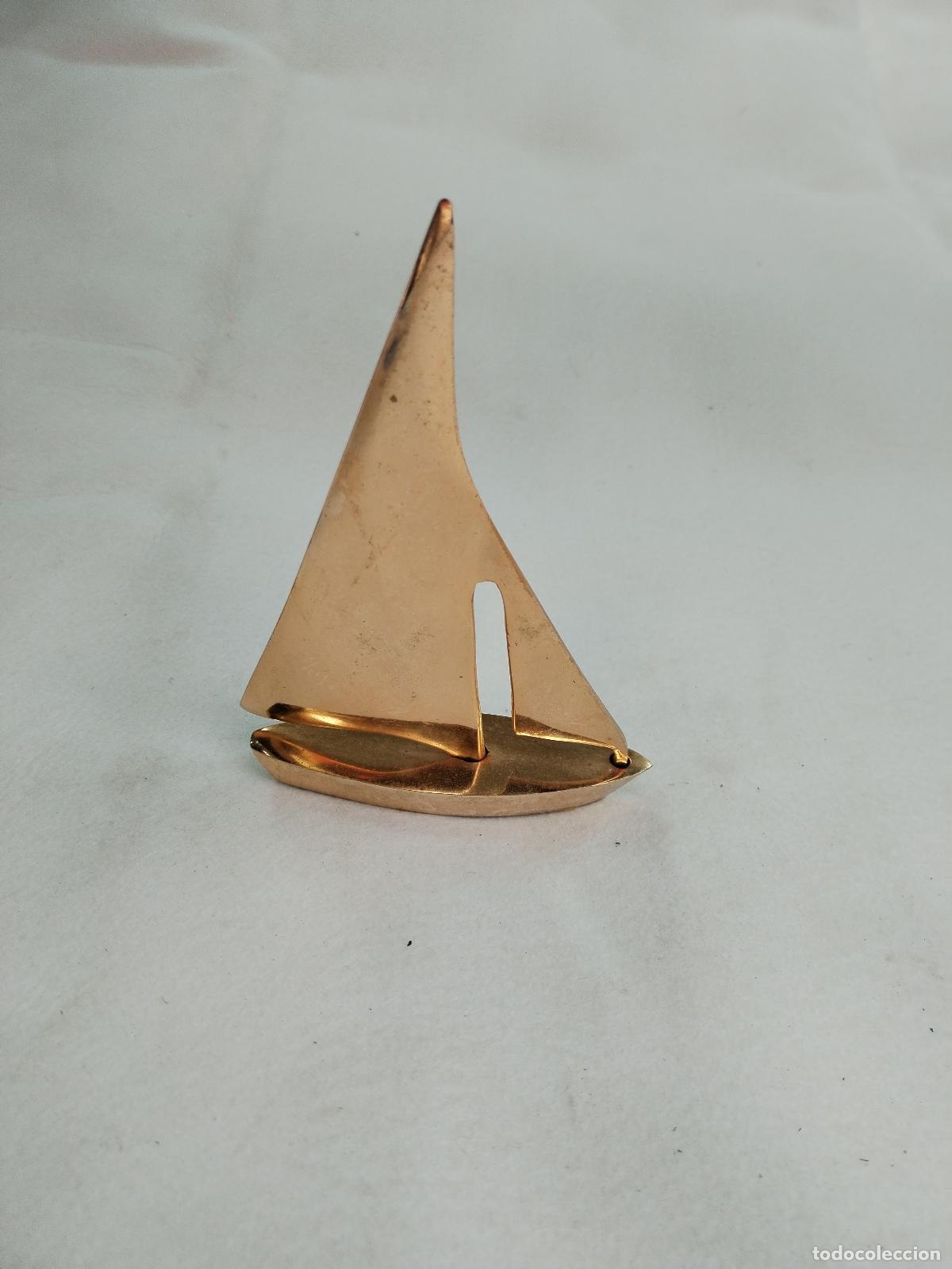 Antig&uuml;edades: barco velero de bronce - c179 - Foto 4