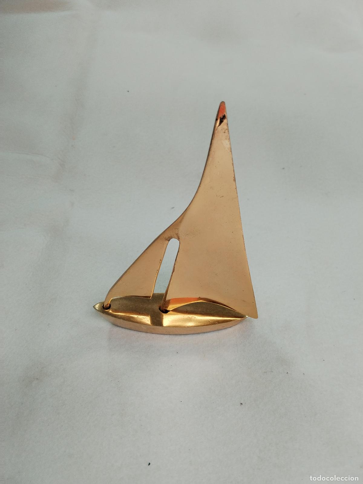 Antig&uuml;edades: barco velero de bronce - c179 - Foto 1