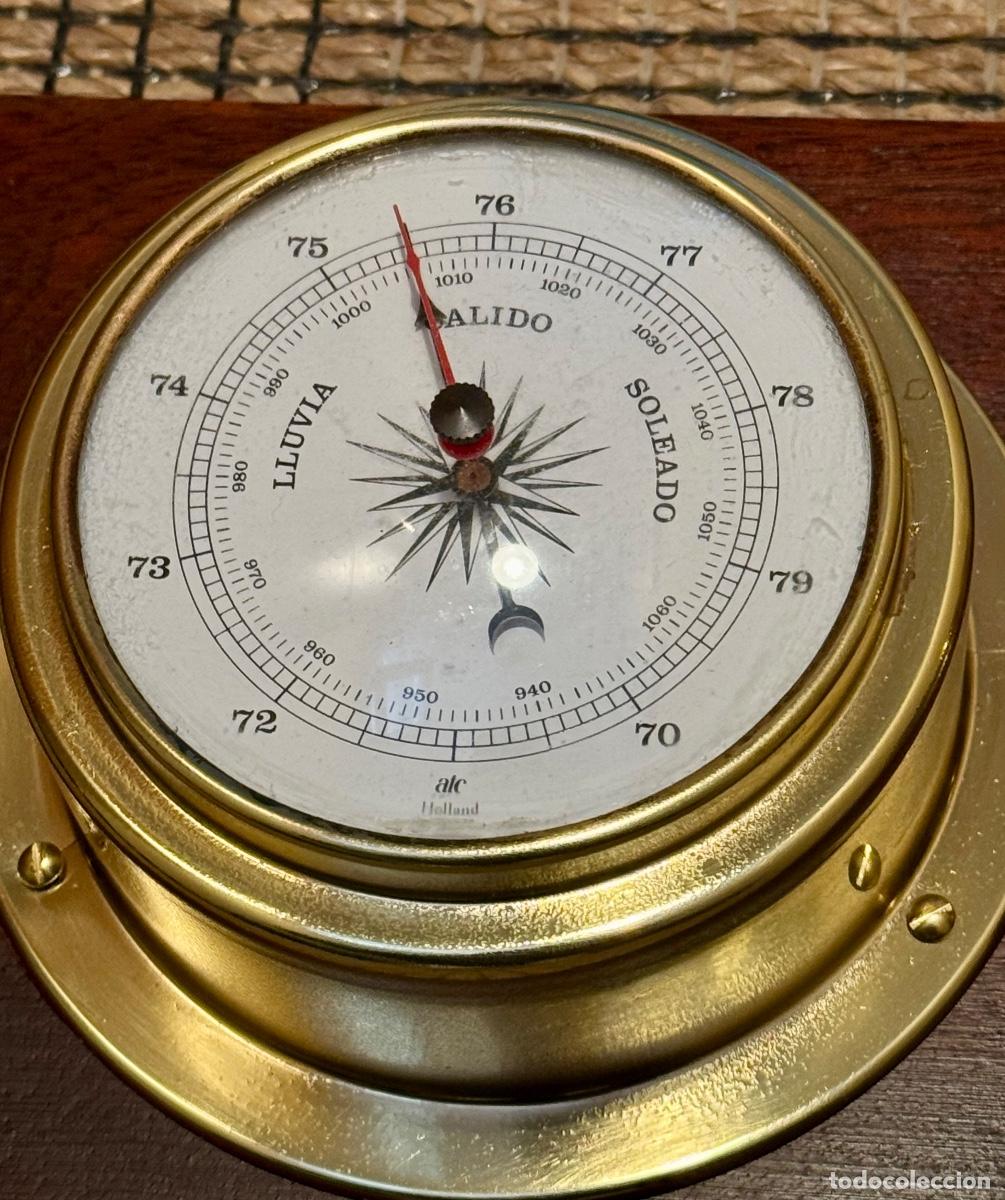 Antig&uuml;edades: &rdquo;&rdquo;RELOJ Y BAR&Oacute;METRO N&Aacute;UTICO- ATC - HOLANDA&rdquo; - Foto 6