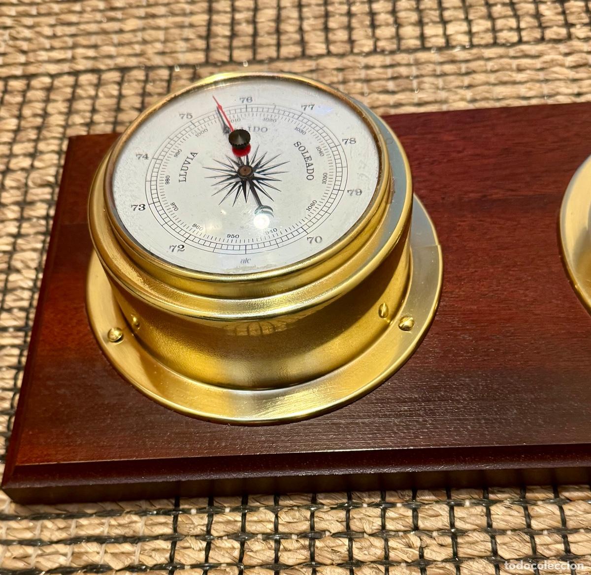 Antig&uuml;edades: &rdquo;&rdquo;RELOJ Y BAR&Oacute;METRO N&Aacute;UTICO- ATC - HOLANDA&rdquo; - Foto 10