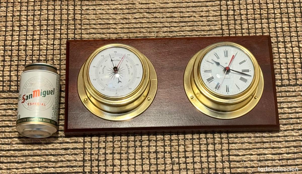 Antig&uuml;edades: &rdquo;&rdquo;RELOJ Y BAR&Oacute;METRO N&Aacute;UTICO- ATC - HOLANDA&rdquo; - Foto 17