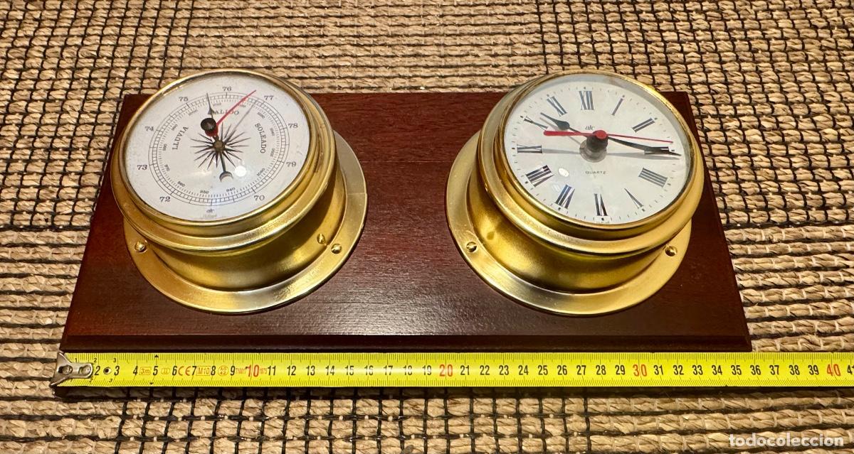 Antig&uuml;edades: &rdquo;&rdquo;RELOJ Y BAR&Oacute;METRO N&Aacute;UTICO- ATC - HOLANDA&rdquo; - Foto 19