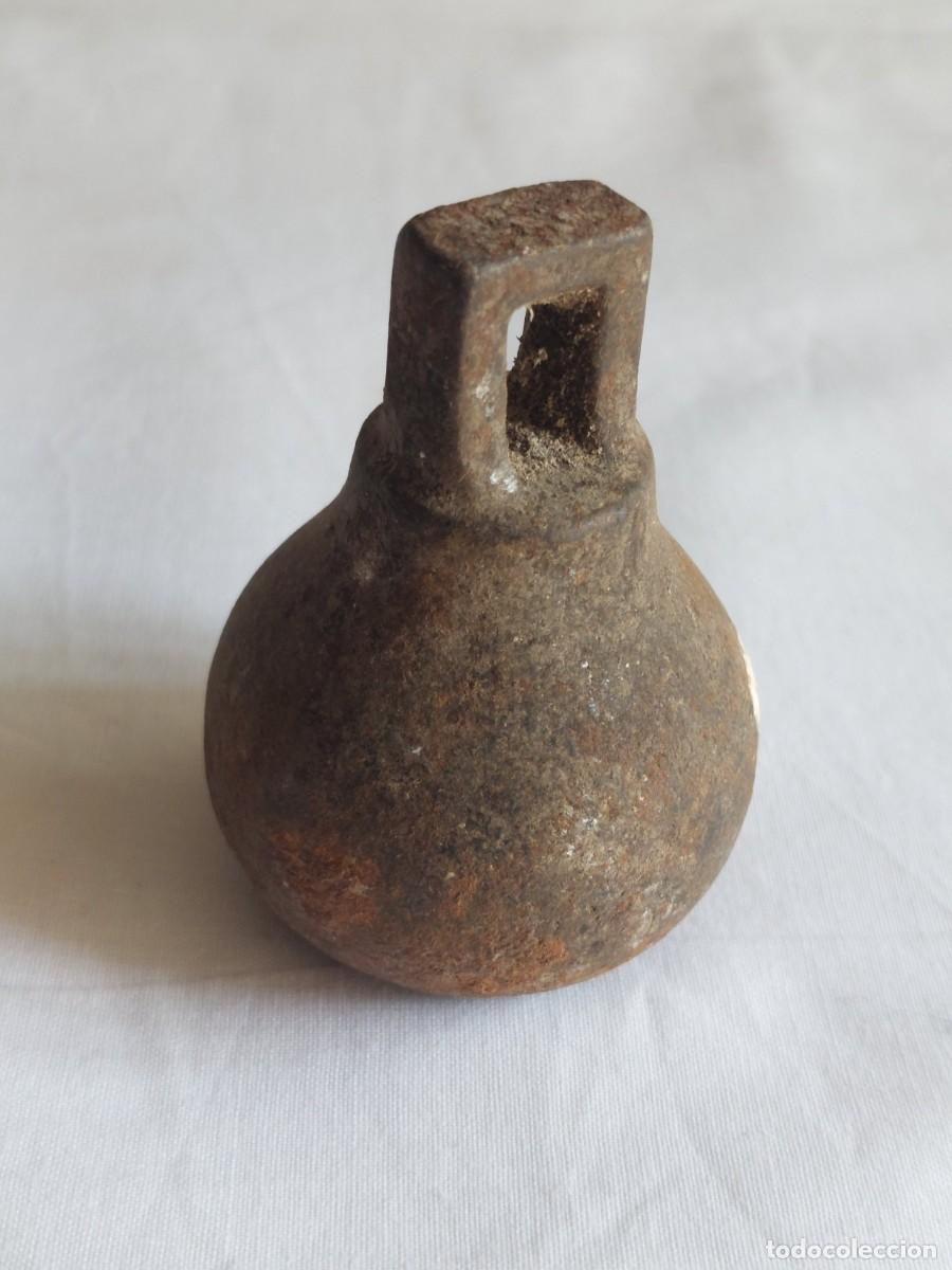 Antig&uuml;edades: pesa antigua de una libra 1700 - Foto 3