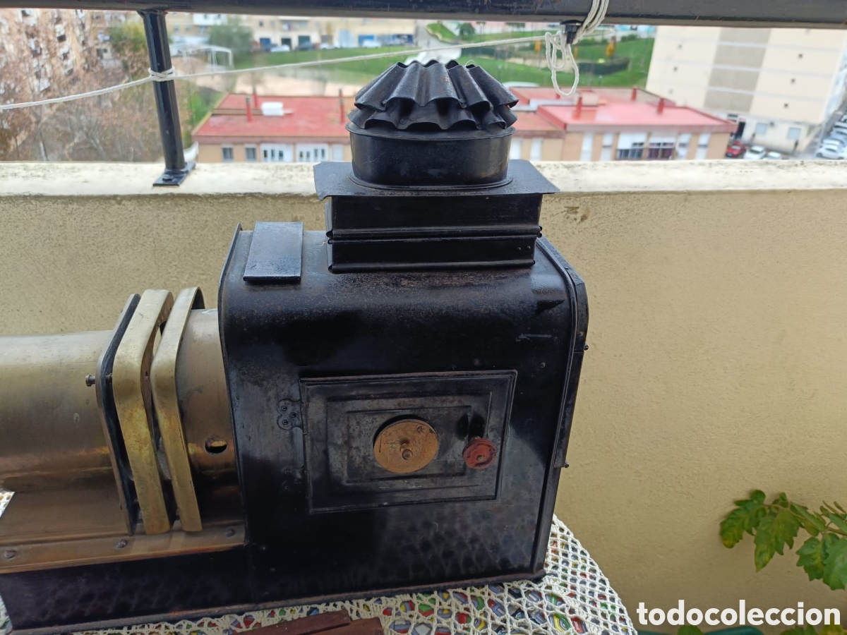 Antig&uuml;edades: ANTIGUA LINTERNA M&Aacute;GICA DE GRAN TAMA&Ntilde;O - Foto 3