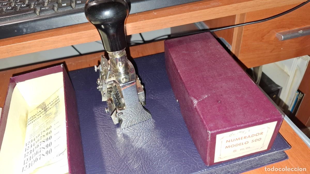 Antig&uuml;edades: Numerador automatico. Modelo 500. 5 m/m. - Foto 2