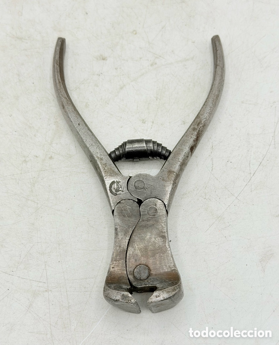 Antig&uuml;edades: Antigua Herramienta de Clavos con Marca Carpintero - Foto 11