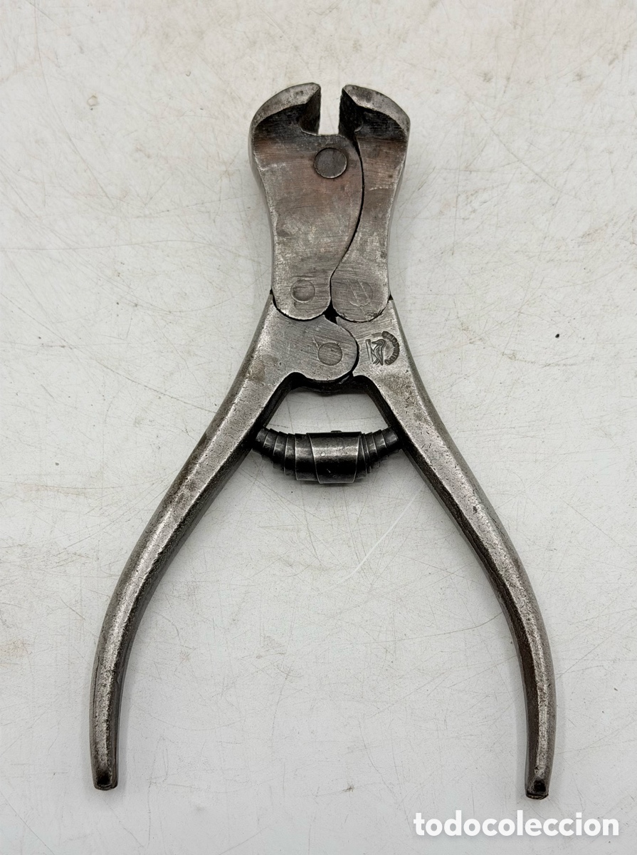 Antig&uuml;edades: Antigua Herramienta de Clavos con Marca Carpintero - Foto 13