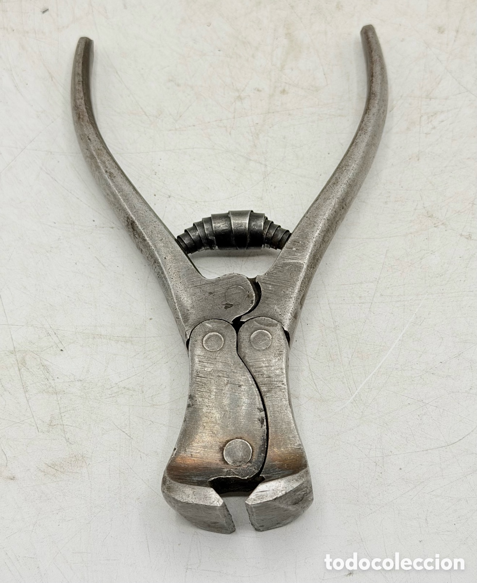 Antig&uuml;edades: Antigua Herramienta de Clavos con Marca Carpintero - Foto 14