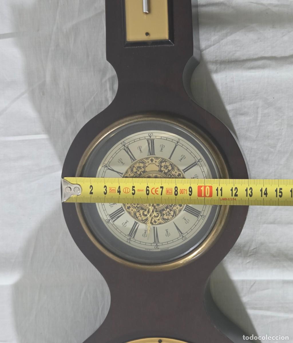 Antig&uuml;edades: Term&oacute;metro,higr&oacute;metro,bar&oacute;metro,reloj, de pared funcionando - Foto 22