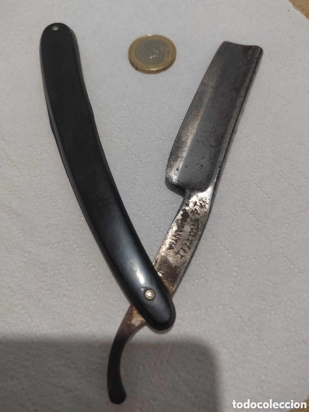 Antig&uuml;edades: Antigua navaja de barbero - Foto 1