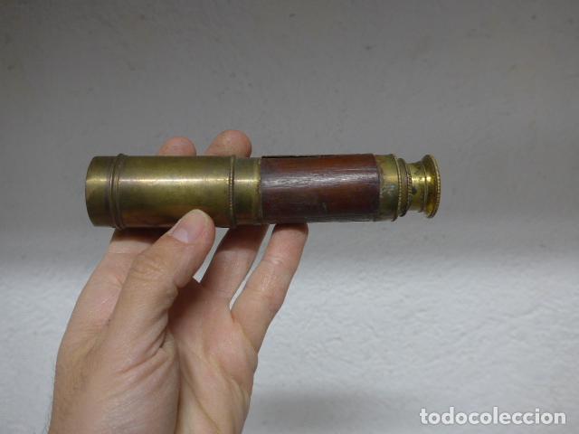 Antig&uuml;edades: Antiguo catalejo plegable, original. - Foto 1