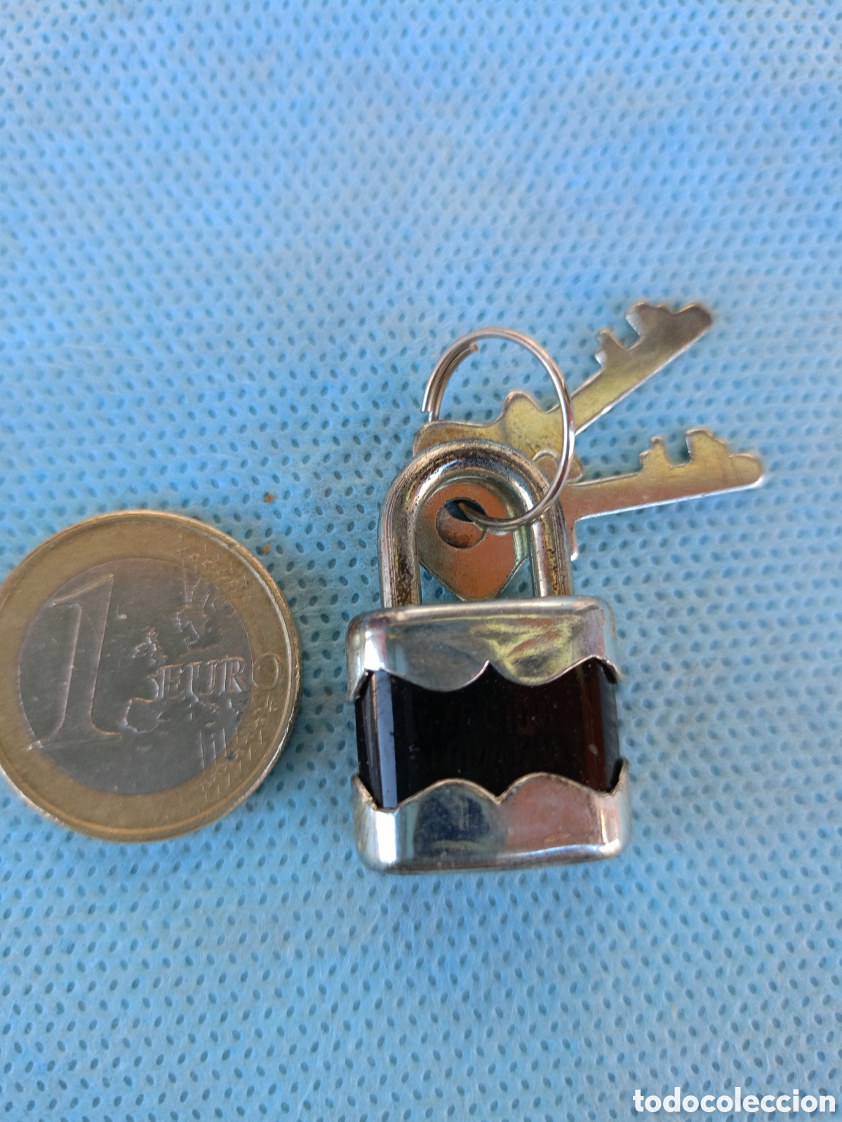 Antig&uuml;edades: ANTIGUO CANDADO CON LLAVE - Foto 2