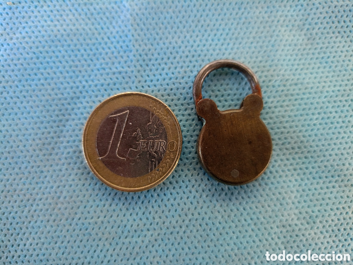 Antig&uuml;edades: ANTIGUO CANDADO DE BRONCE S.XIX - Foto 2