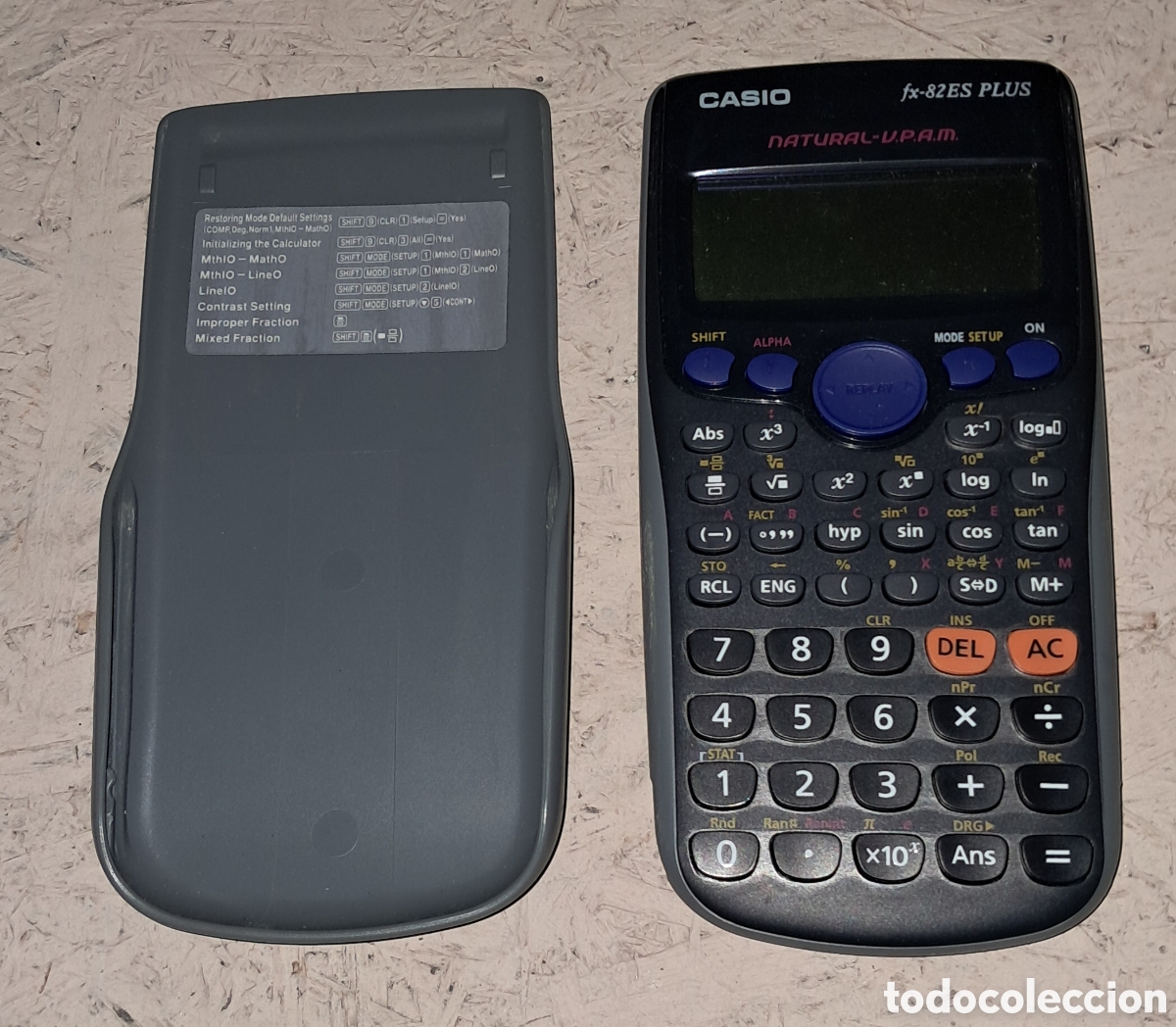 Antig&uuml;edades: CALCULADORA CIENT&Iacute;FICA CASIO FX-82ES PLUS 252 FUNCIONES - Foto 3