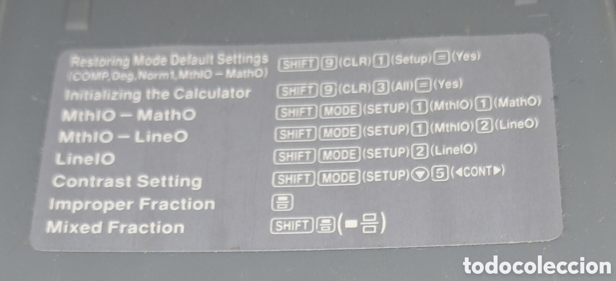 Antig&uuml;edades: CALCULADORA CIENT&Iacute;FICA CASIO FX-82ES PLUS 252 FUNCIONES - Foto 4