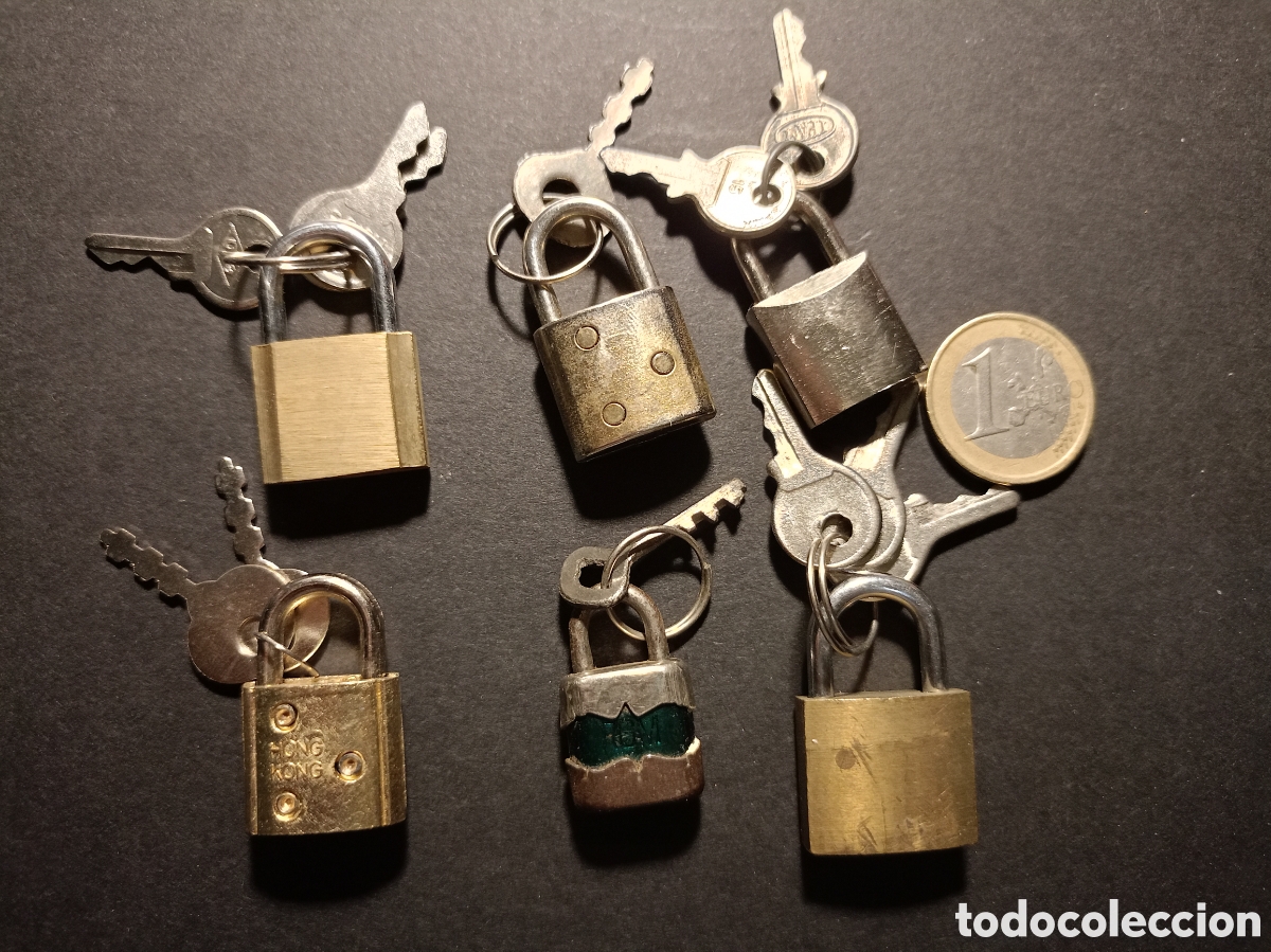 Antig&uuml;edades: CANDADO, LOTE DE SEIS - Foto 2