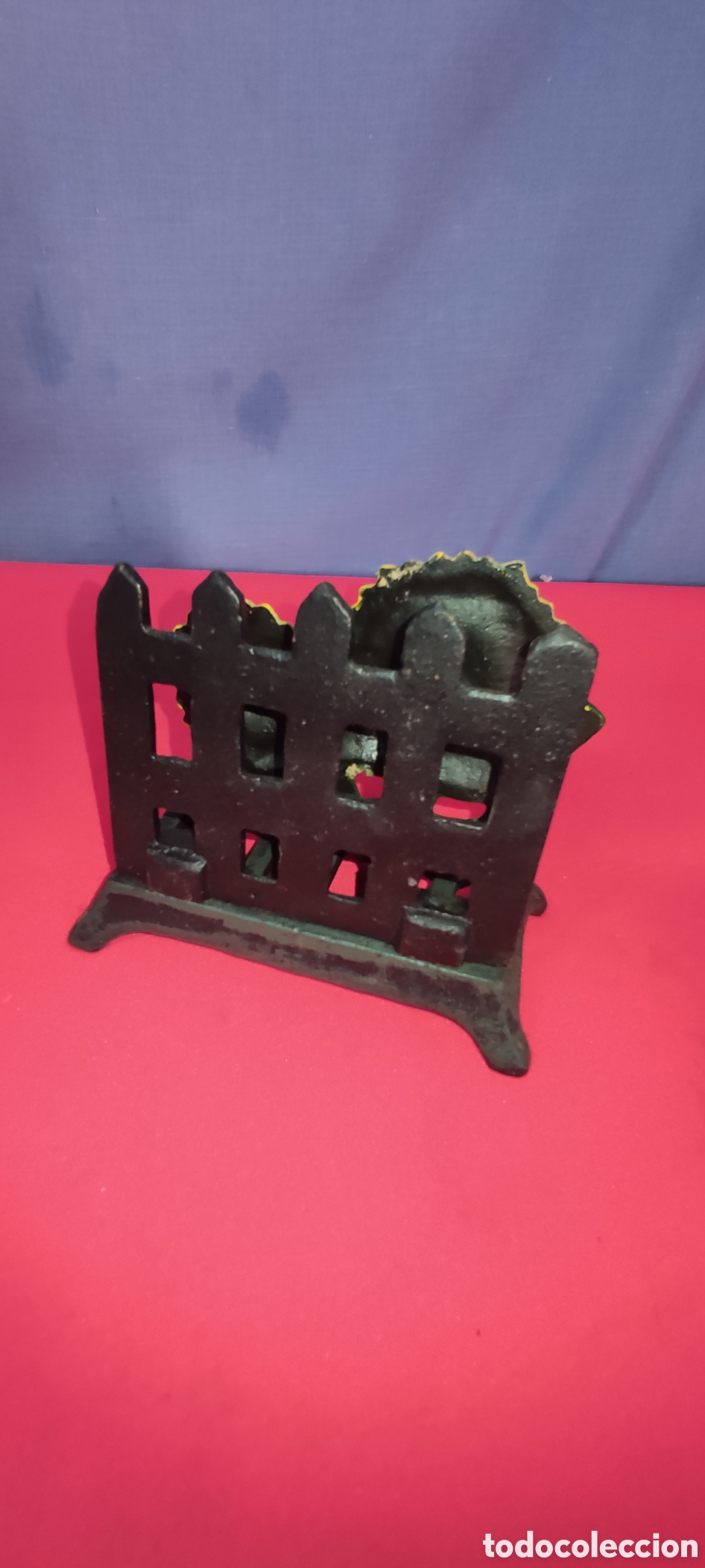 Antig&uuml;edades: Original portacartas de hierro - Foto 3