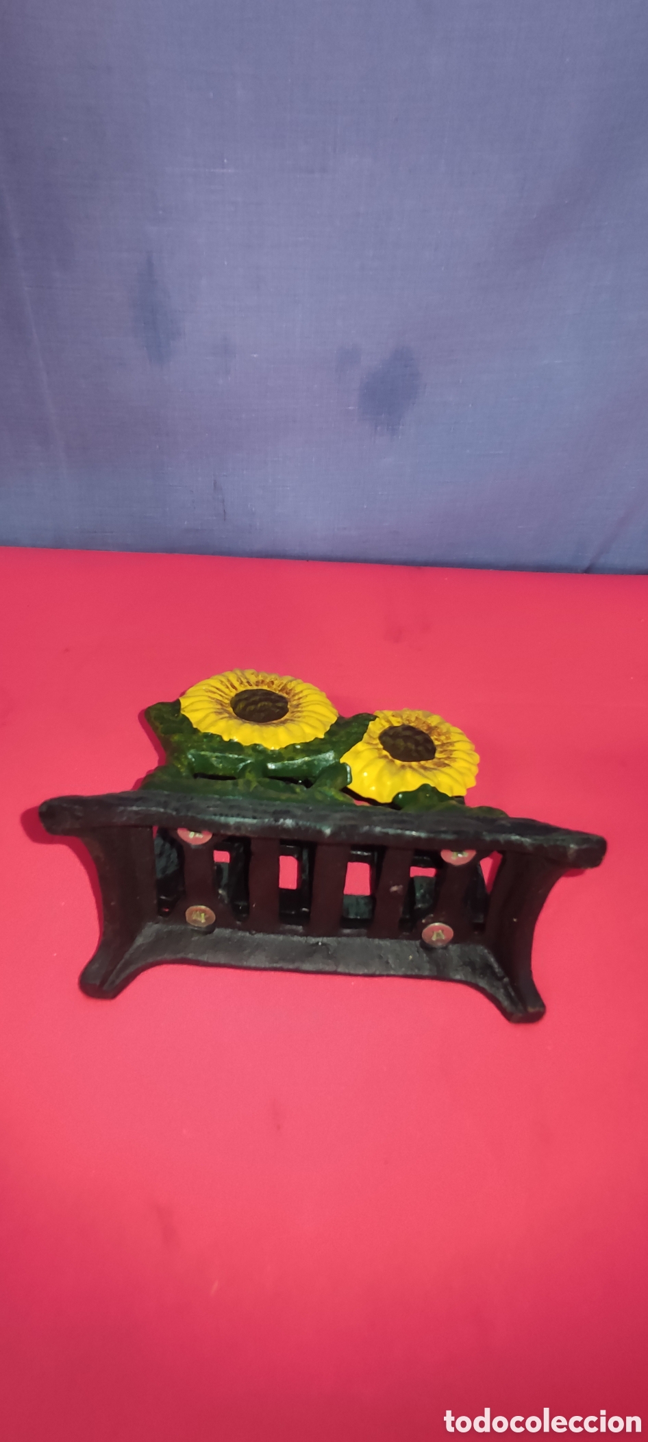 Antig&uuml;edades: Original portacartas de hierro - Foto 6