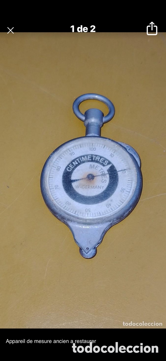Antig&uuml;edades: Precioso y antiguo medidor funciona - Foto 1
