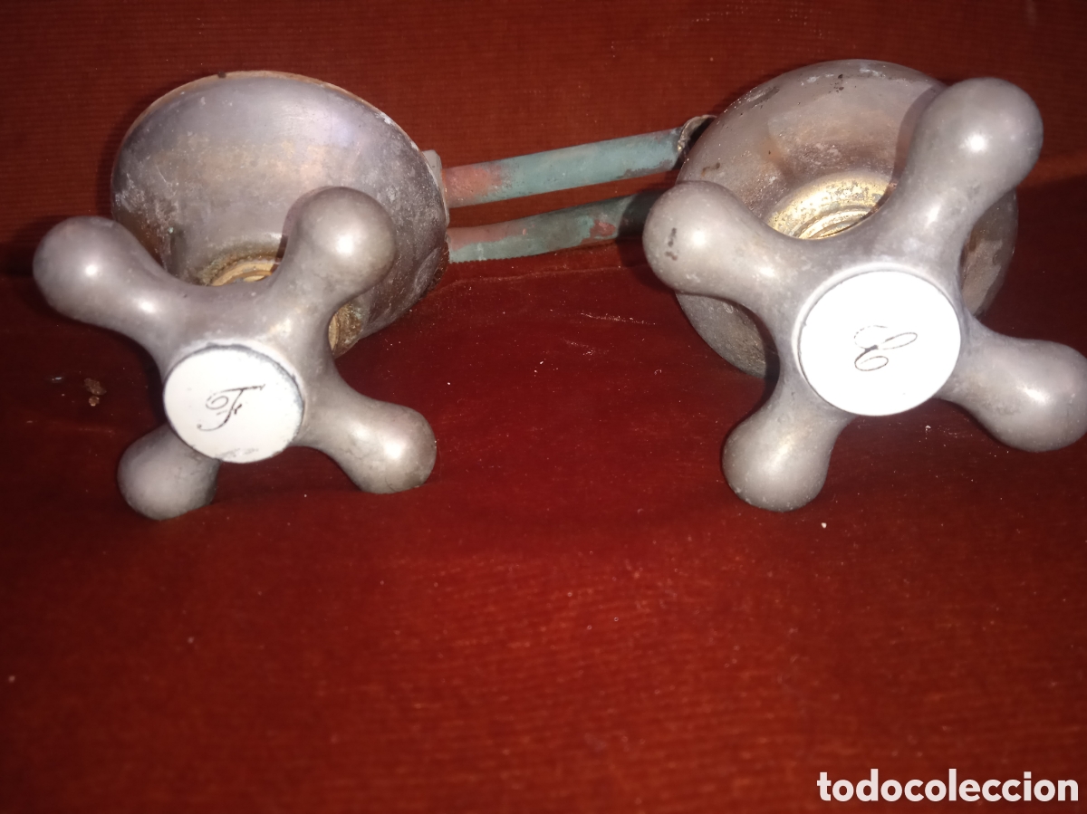 Antig&uuml;edades: Antiguas Manetas de Ba&ntilde;o - Foto 3